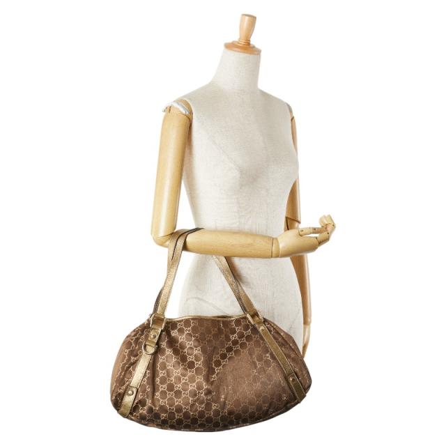 グッチ GGキャンバス アビー トートバッグ ハンドバッグ 130736