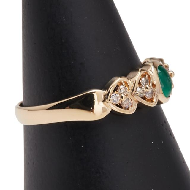 ジュエリーマキ K18 ハートリング ジュエリーマキ ベビーリング