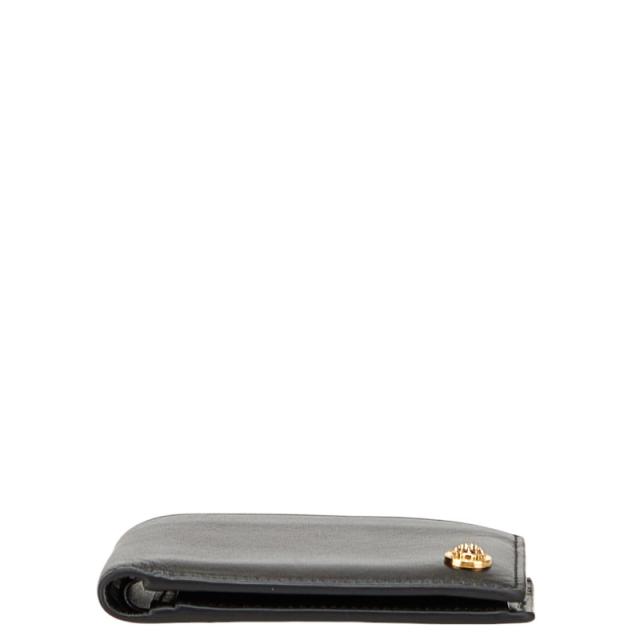 ヴェルサーチェ メドゥーサ 二つ折り財布 ブラック レザー レディース VERSACE 【中古】_2