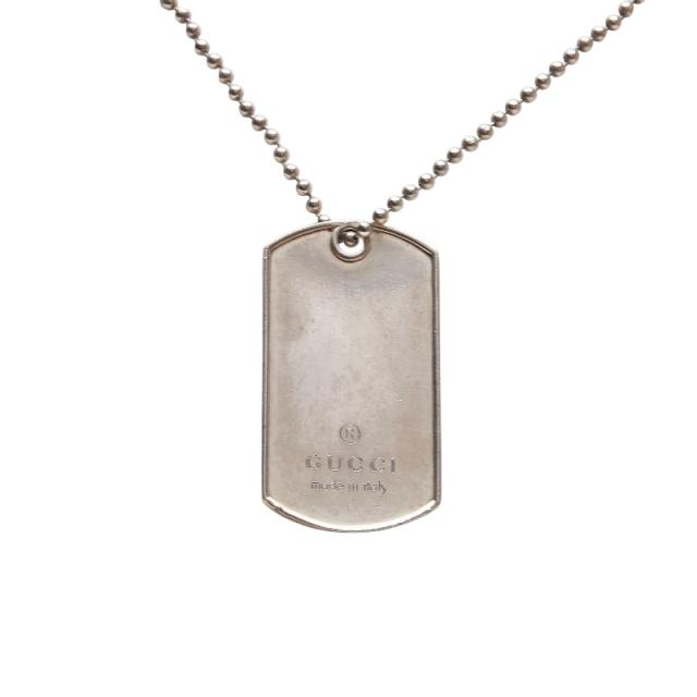 グッチ ドッグタグ ネックレス SV925 シルバー レディース GUCCI 【中古】_1