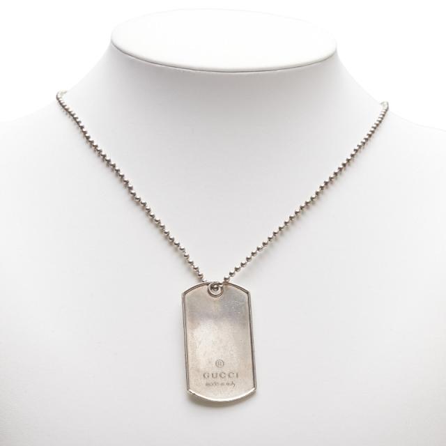 グッチ ドッグタグ ネックレス SV925 シルバー レディース GUCCI 【中古】_6