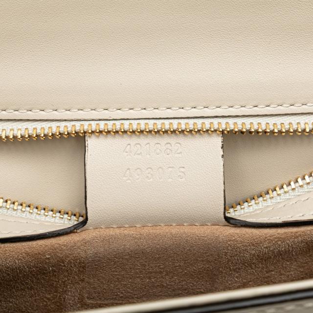 グッチ シルヴィ ワンショルダーバッグ 421882 ホワイト マルチカラー