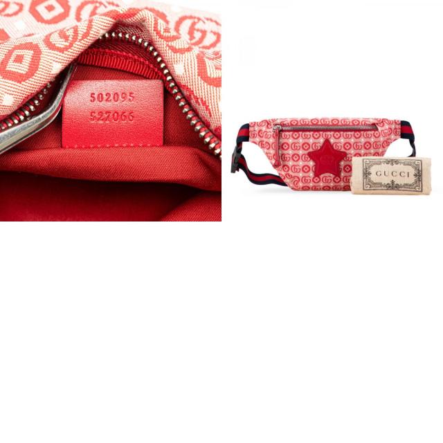 グッチ チルドレンズ GGロゴ 星 スター ボディバッグ ウエストバッグ