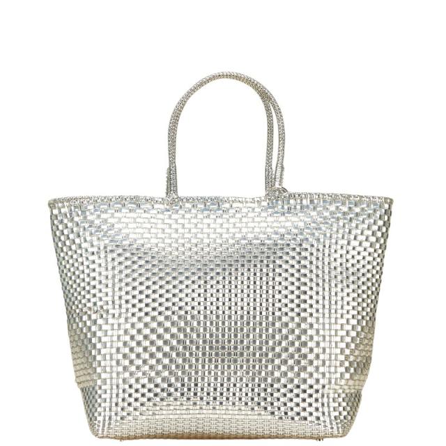 アンテプリマ ワイヤーバッグ トートバッグ ハンドバッグ シルバー ビニール レディース ANTEPRIMA 【中古】