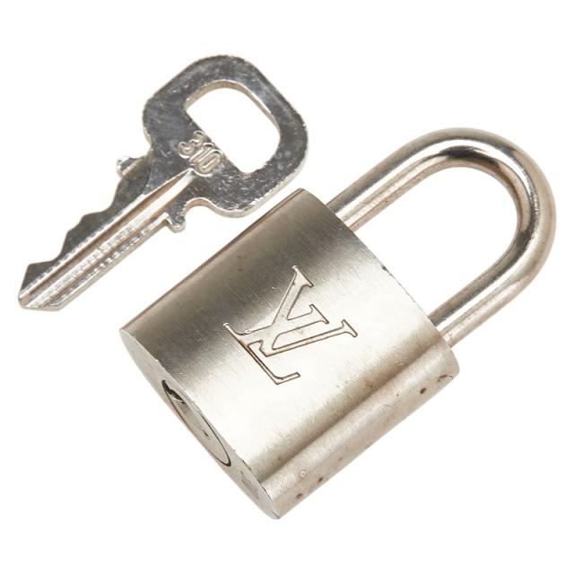 ルイ ヴィトン カデナ 南京錠 キー セット シルバー メタル レディース LOUIS VUITTON 【中古】