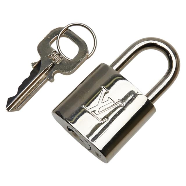 ルイ ヴィトン カデナ 南京錠 キー セット シルバー メタル レディース LOUIS VUITTON 【中古】