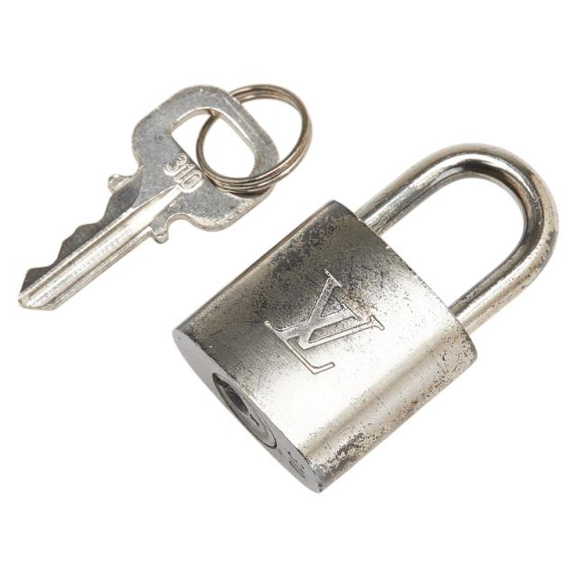 ルイ ヴィトン カデナ 南京錠 キー セット シルバー メタル レディース LOUIS VUITTON 【中古】