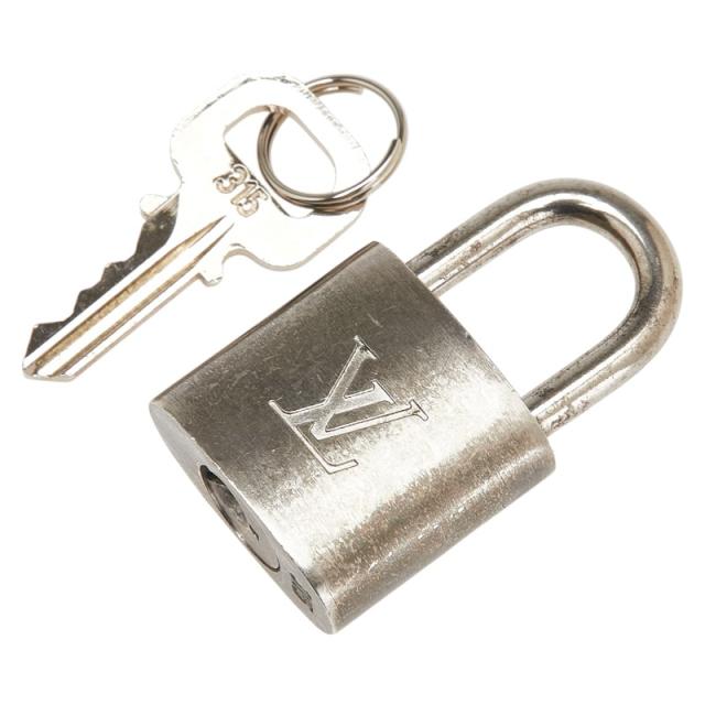 ルイ ヴィトン カデナ 南京錠 キー セット シルバー メタル レディース LOUIS VUITTON 【中古】