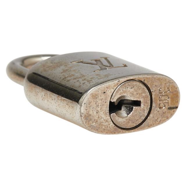 ルイ ヴィトン カデナ 南京錠 キー セット シルバー メタル