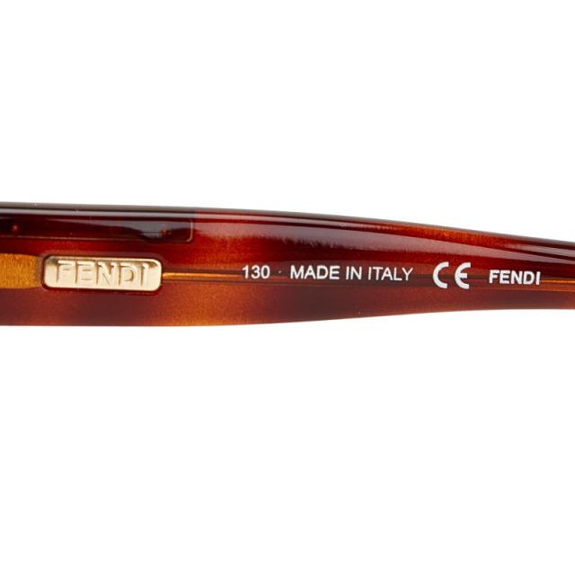 フェンディ ズッカ サングラス ブラウン プラスチック レディース FENDI 【中古】_5