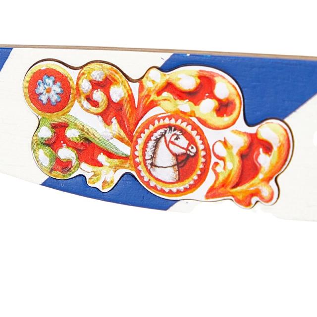 ドルチェアンドガッバーナ シチリアン カレット サングラス ホワイト