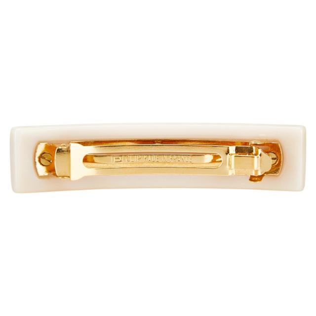 シャネル ココマーク バレッタ ベージュ ゴールド メッキ フェイクパール レジン レディース CHANEL 【中古】_1