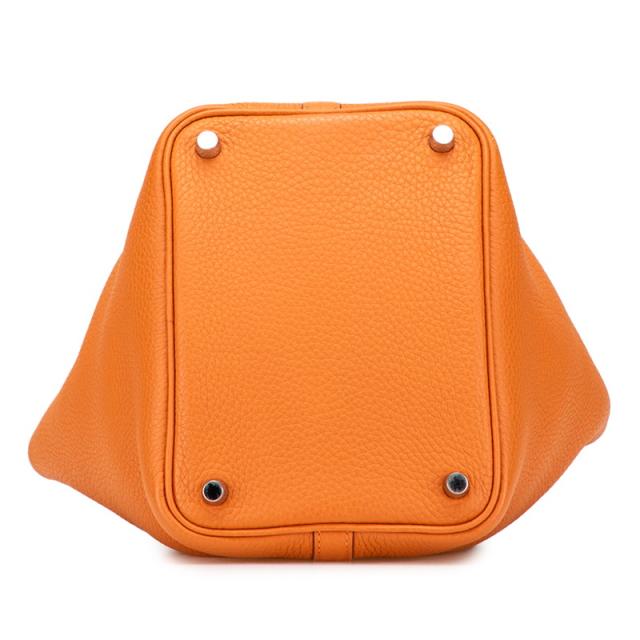 エルメス ピコタンPM ハンドバッグ ポティロン オレンジ トリヨンクレマンス レディース HERMES 【中古】_2