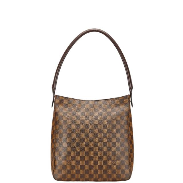 ルイ ヴィトン モノグラム ルーピングGM ショルダーバッグ ハンドバッグ M51145 ブラウン PVC レザー レディース LOUIS VUITTON 【中古】