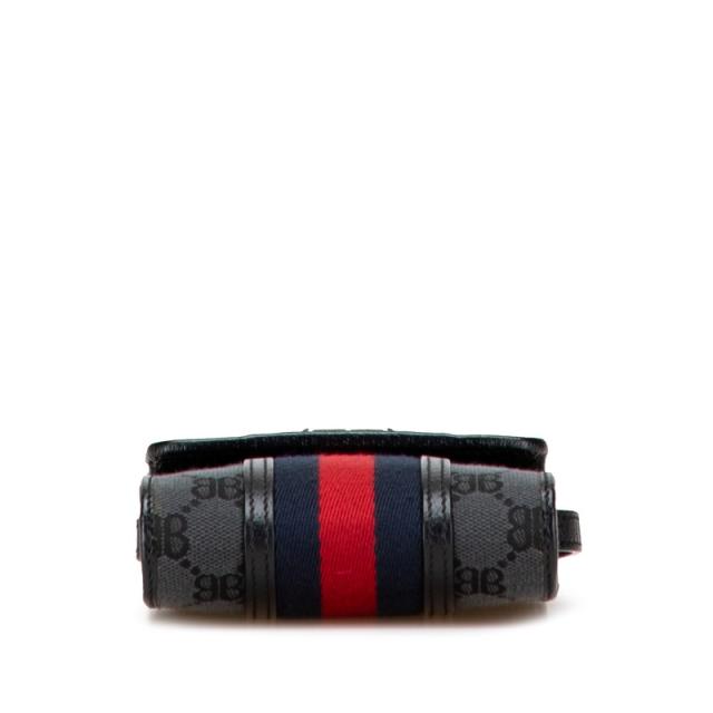 グッチ × バレンシアガ ザ ハッカー プロジェクト 斜め掛け ショルダーバッグ 680130 ブラック キャンバス GUCCI Balenciaga 【中古】_2