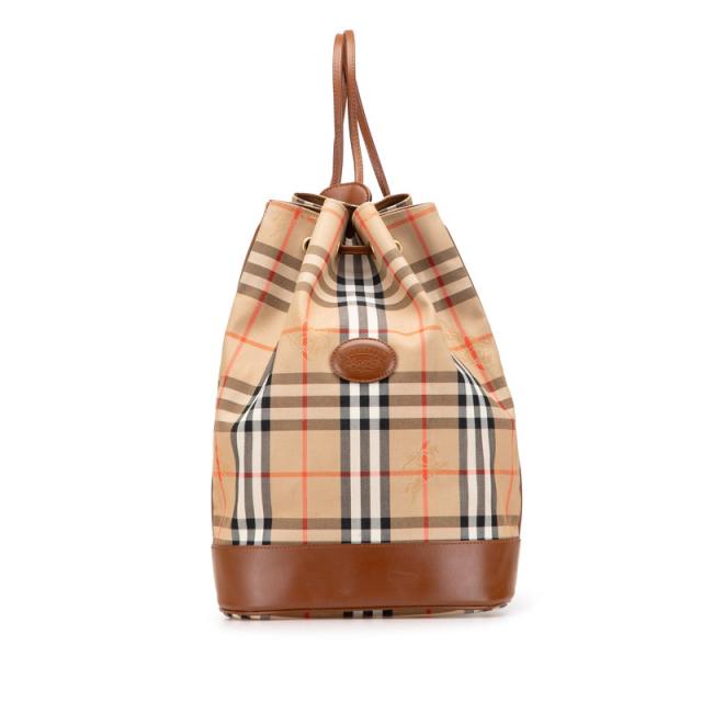 BURBERRY / ノバチェック バックパック ボディバッグ ベージュ ロゴ BURBERRY / ノバチェック バックパック ボディバッグ ベージュ ロゴ