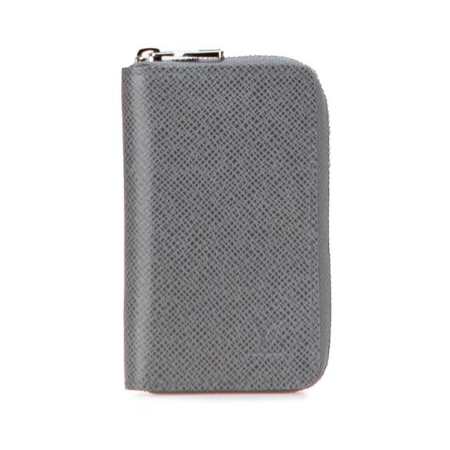 ルイ ヴィトン タイガ ジッピー パース ケース M32617 グラシエ グレー レザー メンズ LOUIS VUITTON 【中古】