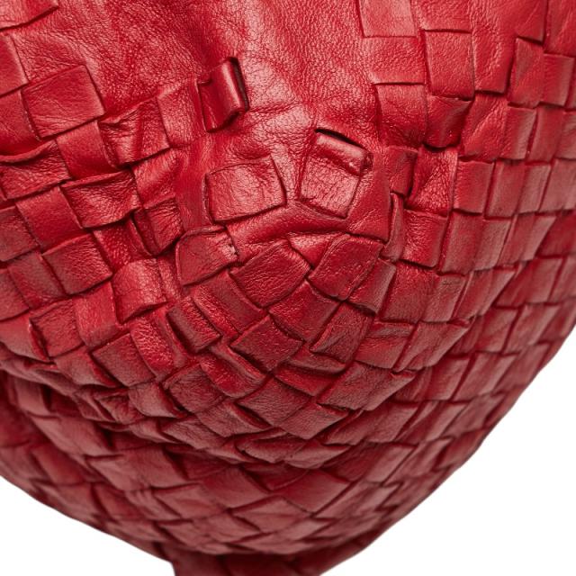 ボッテガヴェネタ イントレチャート ハンドバッグ トートバッグ レッド レザー レディース BOTTEGAVENETA 【中古】_6