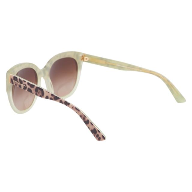 ドルチェアンドガッバーナ レオパード サングラス DG 4259 グリーン ブラウン プラスチック レディース DOLCE&GABBANA 【中古】_1
