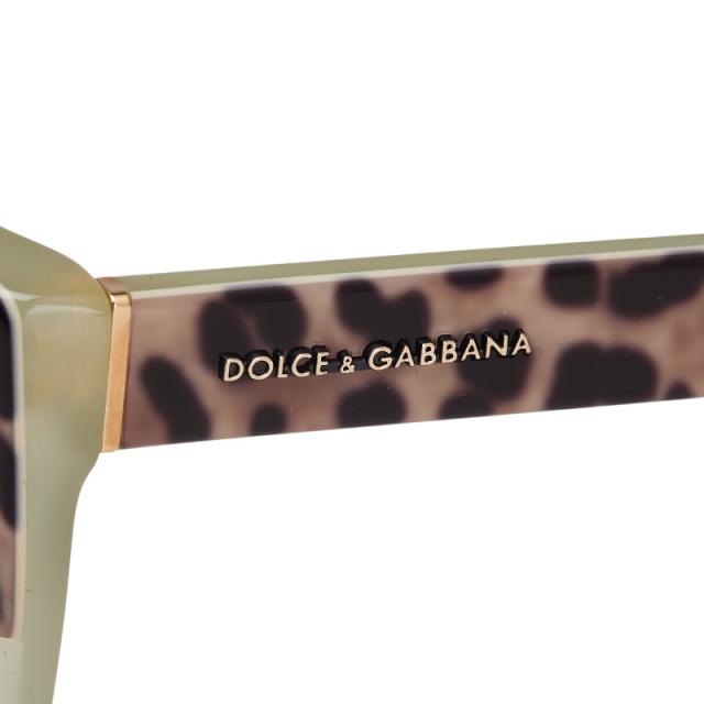 ドルチェアンドガッバーナ レオパード サングラス DG 4259 グリーン ブラウン プラスチック レディース DOLCE&GABBANA 【中古】_3