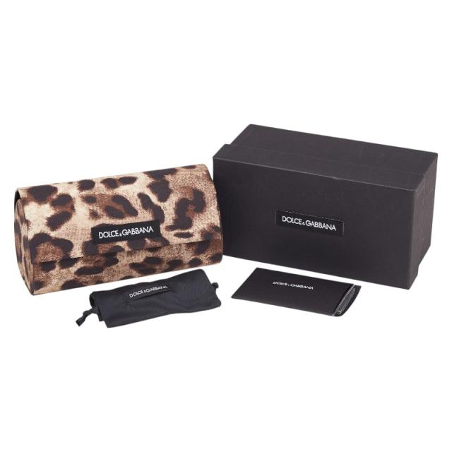 ドルチェアンドガッバーナ レオパード サングラス DG 4259 グリーン ブラウン プラスチック レディース DOLCE&GABBANA 【中古】_6