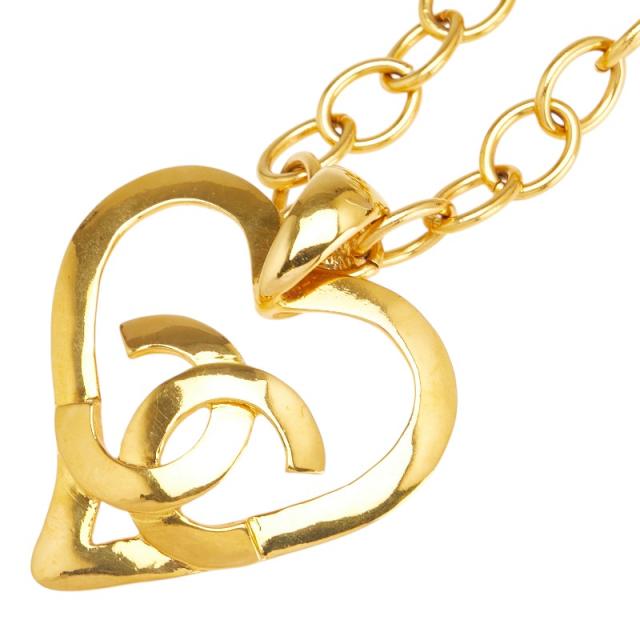 CHANEL シャネル ゴールド ココマーク チェーン ベルト ロング ネックレス フリーサイズ 全長80cm 02年/フランス製 オールド ヴィンテージ 中古CHANEL シャネル チェーンベルト ココマーク 75cm