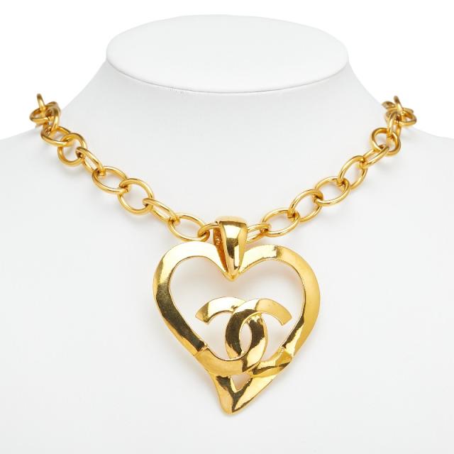 シャネル ヴィンテージ ココマーク ハート モチーフ チェーン  