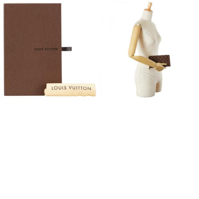 ルイ ヴィトン ダミエ ポルト モネ ジップ 長財布 ラウンドファスナー