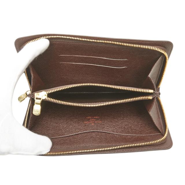 ルイ ヴィトン ダミエ ポルト モネ ジップ 長財布 ラウンドファスナー