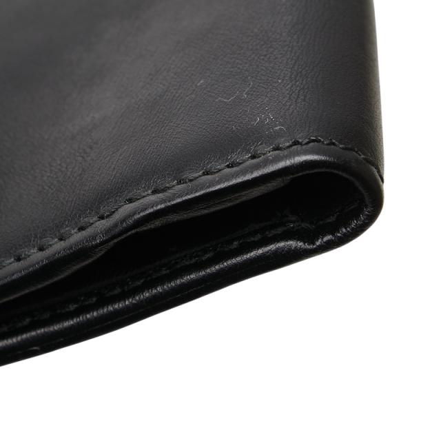 バレンシアガ Bロゴ 三つ折り財布 ショルダーウォレット 580037 ブラック レザー メンズ BALENCIAGA 【中古】_3