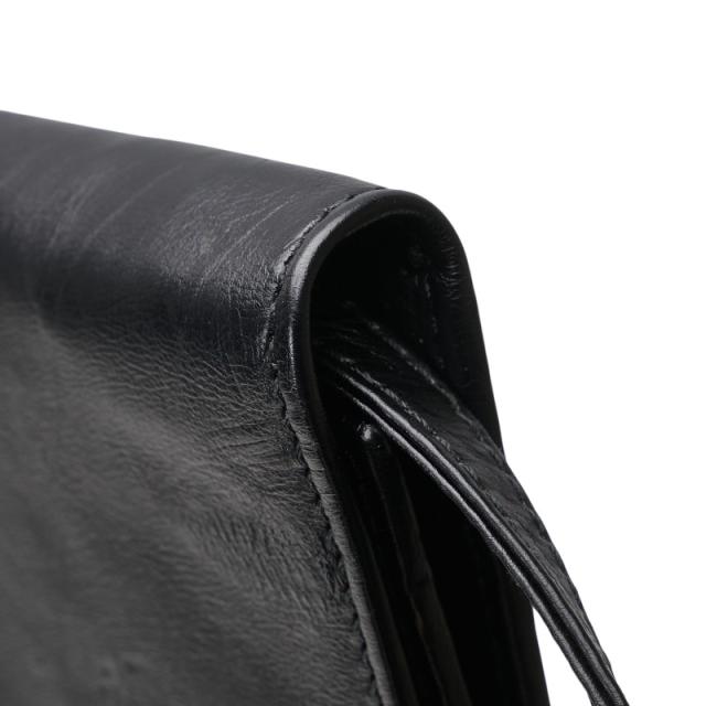 バレンシアガ Bロゴ 三つ折り財布 ショルダーウォレット 580037 ブラック レザー メンズ BALENCIAGA 【中古】_5