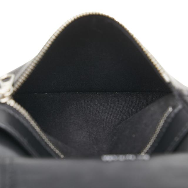 バレンシアガ Bロゴ 三つ折り財布 ショルダーウォレット 580037 ブラック レザー メンズ BALENCIAGA 【中古】_8