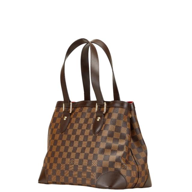 LOUIS VUITTON ルイヴィトン ダミエ ハムステッドPM トートバッグ N51205 ブラウン レディース by ルイ ヴィトン ダミエ ハムステッドPM トートバッグ ハンドバッグ