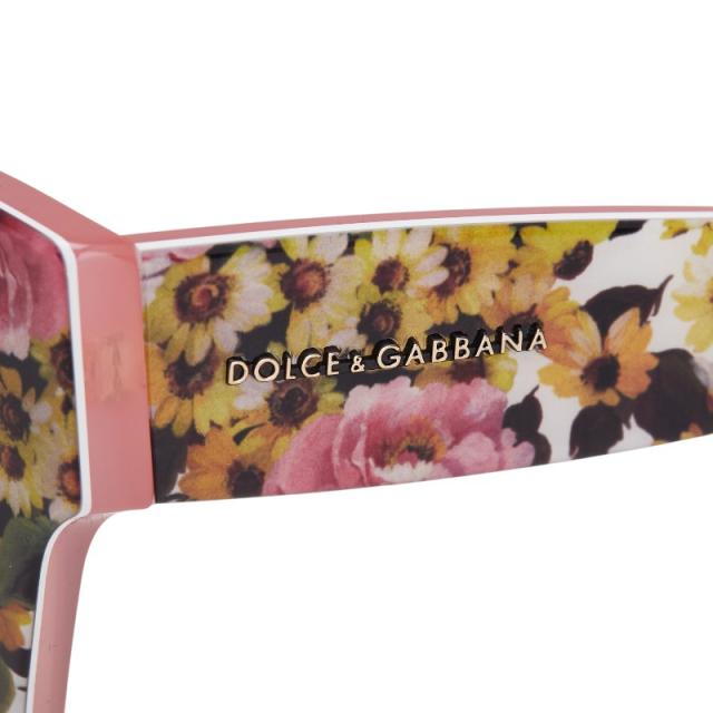 ドルチェアンドガッバーナ 花 フラワー サングラス ミラーレンズ DG4231 2939/5R ピンク プラスチック レディース DOLCE&GABBANA【中古】_3