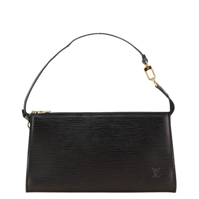 ルイ ヴィトン エピ ポシェット アクセソワール ポーチ M52982 ブラック ノワール レザー レディース LOUIS VUITTON 【中古】