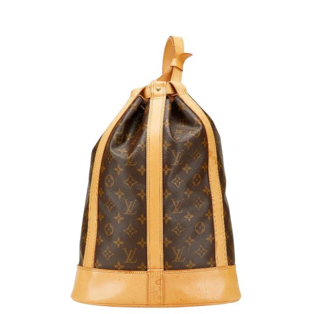 ルイ ヴィトン モノグラム ランドネPM ショルダーバッグ ボディバッグ M42243 ブラウン PVC レザー レディース LOUIS VUITTON 【中古】