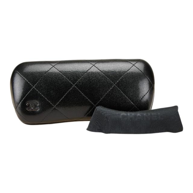 シャネル ココマーク サングラス 4250 c101/S6 ブラック ベージュ メタル リネンロープ レディース CHANEL 【中古】 シャネル ココマーク サングラス 4250 c101/S6 ブラック ベージュ