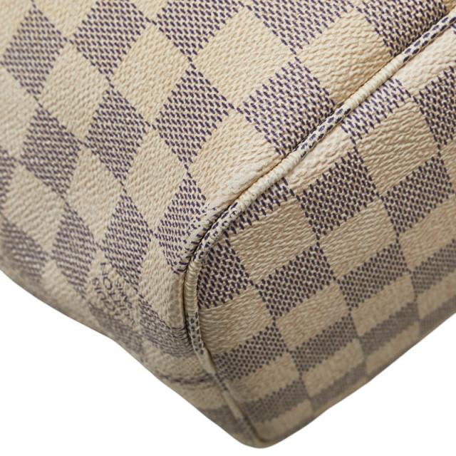 ルイ ヴィトン ダミエ アズール ネヴァーフルPM トートバッグ N51110 ホワイト PVC レザー レディース LOUIS VUITTON 【中古】_3