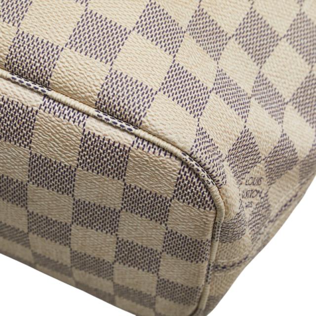 ルイ ヴィトン ダミエ アズール ネヴァーフルPM トートバッグ N51110 ホワイト PVC レザー レディース LOUIS VUITTON 【中古】_5