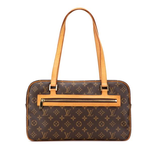 ルイ ヴィトン モノグラム シテGM ハンドバッグ ショルダーバッグ M51181 ブラウン PVC レザー レディース LOUIS VUITTON 【中古】