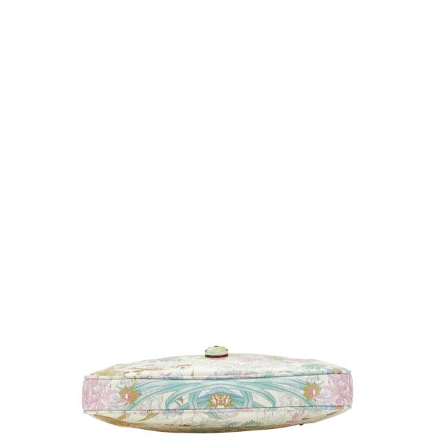 グッチ タイガー ボタニカル ジャッキー1961 ハンドバッグ ショルダーバッグ 2WAY 636709 ホワイト マルチカラー レザー GUCCI 【中古】 グッチ タイガー ボタニカル ジャッキー1961 ハンドバッグ ショルダー