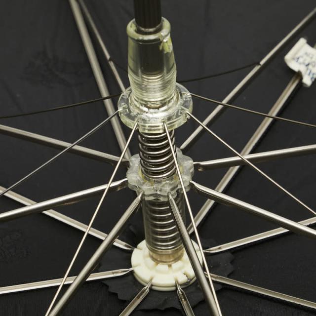 バーバリー ノバチェック シャドーホース 折りたたみ傘 ブラック