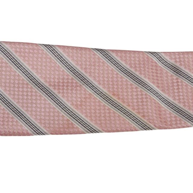 ルイ ヴィトン ネクタイ ピンク グレー シルク メンズ LOUIS VUITTON 【中古】_1