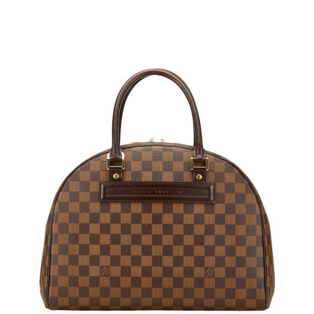 ルイ ヴィトン ダミエ ノリータ ハンドバッグ N41455 ブラウン PVC レザー レディース LOUIS VUITTON 【中古】