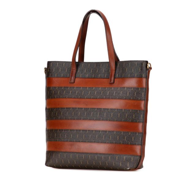 サンローラン ル モノグラム トイ ショッピング トートバッグ ショルダーバッグ 2WAY 600307 ブラウン PVC SAINT LAURENT 【中古】_1