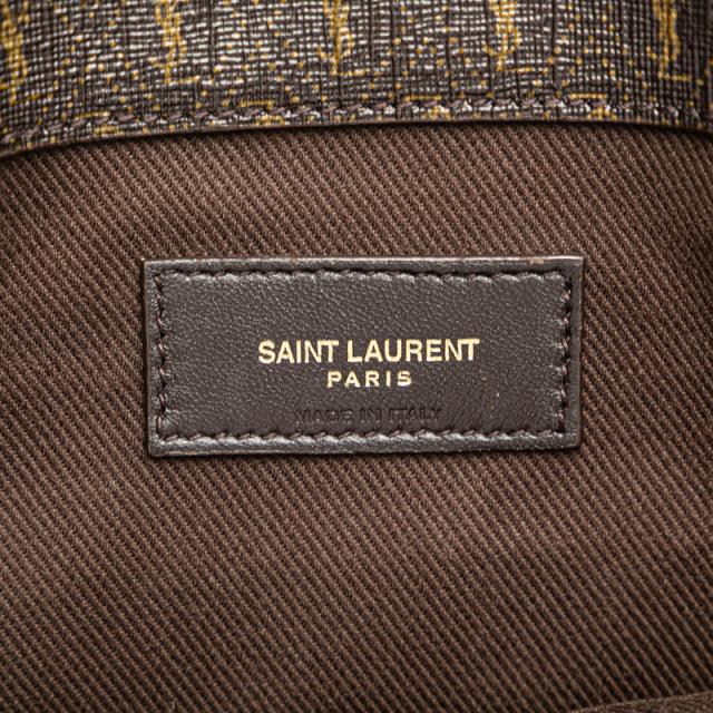 サンローラン ル モノグラム トイ ショッピング トートバッグ ショルダーバッグ 2WAY 600307 ブラウン PVC SAINT LAURENT 【中古】_6
