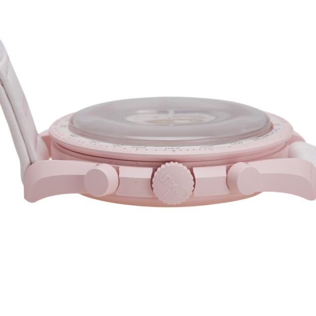 オメガ × スウォッチ スピードマスター ムーンスウォッチ MISSION TO VENUS 腕時計 SO33P100 クオーツ ベージュ OMEGA Swatch【中古】_3
