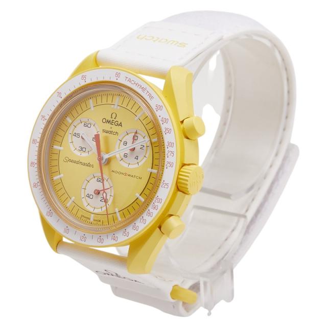 オメガ × スウォッチ スピードマスター ムーンスウォッチ MISSION TO THE SUN 腕時計 SO33J100 クオーツ OMEGA SWATCH メンズ【中古】_1