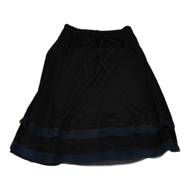 シャネル スカート ひざ丈 サイズ：36 P19038V09106 ブラック レーヨン レディース CHANEL 【中古】