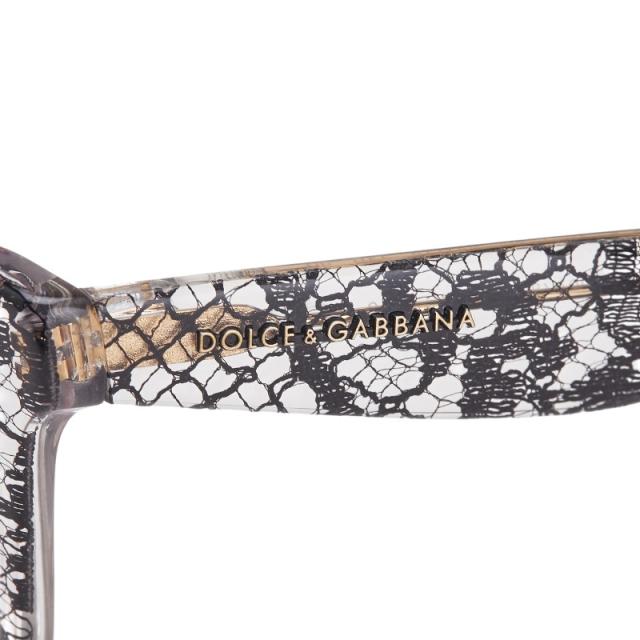 ドルチェアンドガッバーナ サングラス DG4190-A クリア ブラック プラスチック レディース DOLCE&GABBANA 【中古】_3